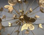 GOLD-LEAF BUTTERFLY MURANO GLASS  SPUTNIK  CHANDELIER - Image 4
