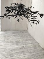 BOUGHS AND DROPS FLORENTINE IRON CHANDELIER - Image 4