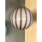 Brown and Milky-White Sphere Pendant in Murano Glass - Image 4