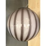 Brown and Milky-White Sphere Pendant in Murano Glass - Image 5