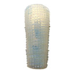 "Crocodile" Opalino Murano Glass Wall Sconce