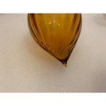 1970s Vintage Amber Christmas Ball Murano Glass, Italy - Image 3