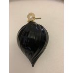 1970s Vintage Black Christmas Ball From Made Murano Glass, Italy - Image 3