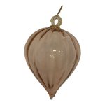 1970s Vintage Pink Christmas Ball From Made Murano Glass, Italy