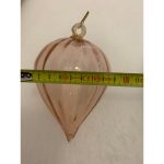 1970s Vintage Pink Christmas Ball From Made Murano Glass, Italy - Image 2