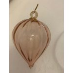 1970s Vintage Pink Christmas Ball From Made Murano Glass, Italy - Image 5