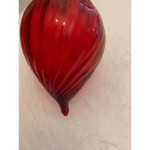 1970s Vintage Red Christmas Ball From Made Murano Glass, Italy - Image 2