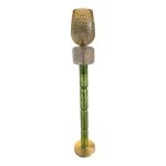 Contemporary Green Murano Glass Floor Lamp
