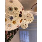 Italian Murano Style Glass Sphere Waterfall Pendants - Set of 3 - Image 3