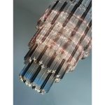 Huge "Quadriedro" Fumè and Clear Murano Glass Chandelier - Image 8