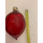 1970s Vintage Red Christmas Ball From Made Murano Glass, Italy - Image 5