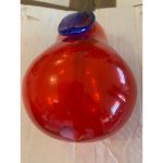 1970s Vintage Gold Christmas Ball From Made Murano Glass, Italy - Image 5