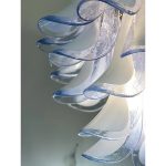 Blue “Selle-Petali” Murano Glass Chandelier - Image 3