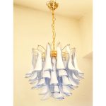 Blue “Selle-Petali” Murano Glass Chandelier - Image 8