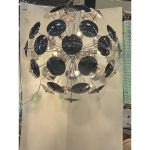 Italian Hand-Made Brass chromed Cap Sputnik Chandelier - Image 2