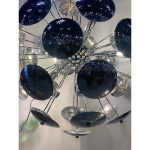 Italian Hand-Made Brass chromed Cap Sputnik Chandelier - Image 5