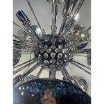 Italian Hand-Made Brass chromed Cap Sputnik Chandelier - Image 7