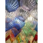Multicolored Drops “CLOUD” Murano Glass Chandelier - Image 4