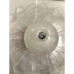 Contemporary transparent "petals" Murano glass Flush mount - Image 10