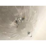 Contemporary transparent "petals" Murano glass Flush mount - Image 8