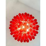 Red "Campari Colour" Chandelier in Murano Glass - Image 2