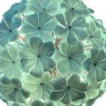 Venetian Green-Wather Flowers Murano Glass Sputnik Chandelier - Image 3