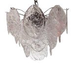 Murano Glass Italian "Nuvoletta" Chandelier