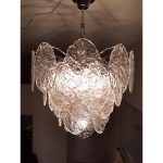 Murano Glass Italian "Nuvoletta" Chandelier - Image 2