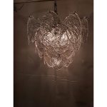 Murano Glass Italian "Nuvoletta" Chandelier - Image 4