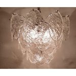Murano Glass Italian "Nuvoletta" Chandelier - Image 6