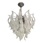Leaves Murano Glass Chandelier in Vintage Style