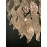 Leaves Murano Glass Chandelier in Vintage Style - Image 3
