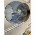 Contemporary Mid-Century Modern Style Sputnik Blue Murano Glass Chandelier - Image 9