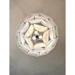 Contemporary Modern Sanded "Petals" Murano Glass Chandelier - Image 4