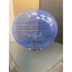 Blue Swirling Murano Glass  Murano glass Table Lamp - Image 2