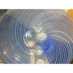 Blue Swirling Murano Glass  Murano glass Table Lamp - Image 6
