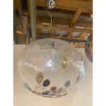 Clear With Murrine Multicolors Pendant  Murano glass - Image 2
