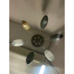 Italian Murano Glass  Flush Mount With Big pendant Multicolors - Image 6