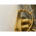 Fumè "Squared" Murano Glass gold Wall Sconce - Image 4