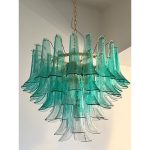 Vanished Green-Wather "Sella" Petali Chandelier in Mazzega Style - Image 8