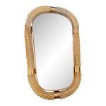 Luxury "Rostrato" Murano Glass gold Wall Mirror