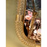 Luxury "Rostrato" Murano Glass gold Wall Mirror - Image 7
