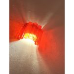Contemporary Red "Tronchi" Murano  Glass Wall Sconce - Image 6