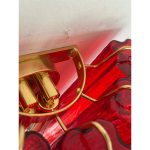 Contemporary Red "Tronchi" Murano  Glass Wall Sconce - Image 7