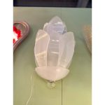 Contemporary Venetian Sanded Murano Glass Floreal Wall Sconces - Image 4
