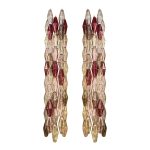 Impressive Wall Sconces With Multicolored "Poliedri" Murano Glass - Image 8