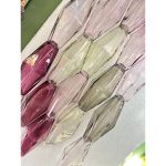 Impressive Wall Sconces With Multicolored "Poliedri" Murano Glass - Image 4