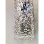 Transparent Hammered Murano  Glass Wall Sconces - Image 6