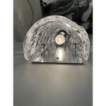 Transparent Hammered Murano  Glass Wall Sconces - Image 7