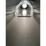 Transparent Hammered Murano  Glass Wall Sconces - Image 8